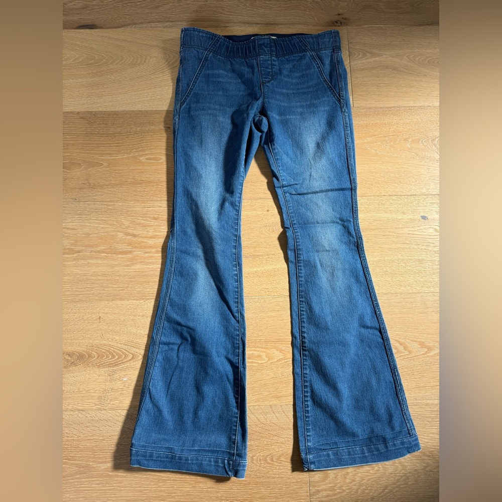 Free People Penny Pull-On Flare Jeans